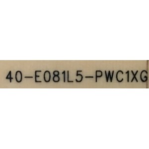 FUENTE DE PODER / 9KT08PE081L5PW / 40-E081L5-PWC1XG / 08-PE081L5-PW200AA / PANEL LVW320AUDX E1 V1 / MODELO LC-32LE450U