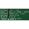 T-CON LG / 6871L-4672A / 6870C-0659A / 4672A / PANEL LD490DNUN (TH)(C2) / MODELO 49VL5B-B.AUSDLJM