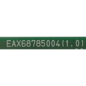 MAIN LG CLASS 4K SMART UHD TV / EBT66218001 / 65737201 / 89179501 / EAX68785004 (1.0) / PANEL NC750DQF-AAHR1 / MODELO 75UM8070PUA.AUSYLOR