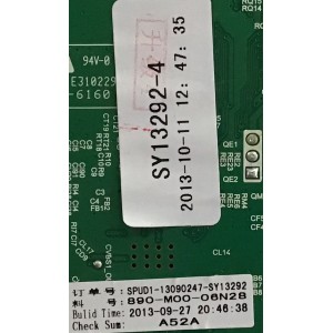 MAIN WESTINGHOUSE / 890-M00-06N28 V.1 / T.MS3393.81 / B13095354 / SY13292-4 / PANEL T550HVN2.1 / MODELOS DWM55F1Y1 TW-75901-C055C 