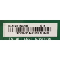 LED DRIVER VIZIO / LNTVIT122XAD2 / 715GA201-P01-000-005G / IT122XAD2 / PANEL T750QVF04.3 / MODELO P759-G1 LTMAYPKV