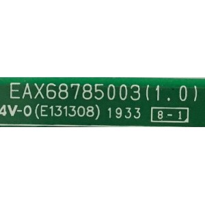 MAIN LG CLASS 4K SMART TV UHD / EBT66082801 / EAX68785003(1.0) / EBT66082701 / PANEL HC860DQF-SLUR3-2142 / MODELOS 86UM8070PUA BUSYLJR / 86UM8070PUA AUSYLJR /  86UN8570PUC.BUSWLJR