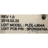 FUENTE DE PODER LG / NUMERO DE PARTE EAY65328601 / LGP82T-19U1 / 65328601 / 3PCR02474A / PANEL HC820DQF-SLXR1-2142 / HC820DQF-VCXR1-211X / MODELOS 82UM8070PUA / 82UM8070PUA.BUSJLJR / 82UN8570PUC / 82UN8570PUC.BUSWLJR