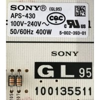 FUENTE DE PODER SONY / 1-001-390-12 / 1-001-390-13 / APS-430(CH) / 100139012 / 100135511 / 100139013 / MODELO XBR-65X800G