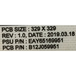 FUENTE  LG / NUM DE PARTE EAY65169951 / 65169951 / LGP86M-19SP / B12J059951 / PANEL NC860DQD-AAHH1 / NC860DQD-AAHH5 / MODELOS 86SM9070PUA.BUSYLJR / 86SM9070PUA.AUSYLJR / 86NANO91ANA.BUSWLJR / 86NANO90ANA.BUSWLJR / 86NAN091ANA / 86NAN090UNA / 86NAN09OUNA