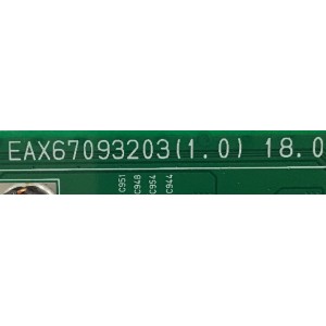 MAIN MONITOR / EAX67093203 / NP93L105M1 / PANEL LM340WW2 (SS)(A1) / MODELO 34UC79G-B.AUSSMPN