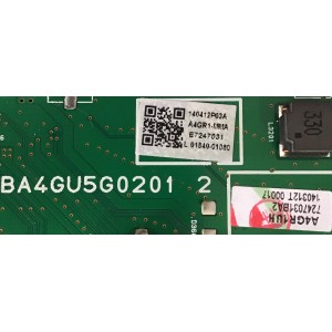 MAIN FUNAI / A4GR1MMA-001 / BA4GU5G0201 2 / A4GR1-MMA / A4GR1UH / PANEL U4DR0XH / MODELO 55ME314V/F7 DS1