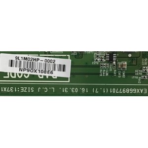 MAIN MONITOR LG / EAX66897701 / EAX66897701(1.7) / NP90X108E6 / PANEL LM270WR3 (SP)(A1) / MODELO 27UD58-BA.AUSLQPN