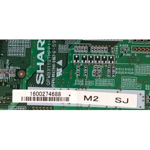 MAIN PARA MONITOR SHARP / QPWBX1197MPP1 / TGVP44-02-005-026 / 2431844B / MODELO PN-E703