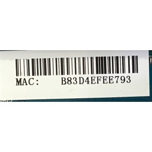 MAIN FUENTE PARA TV ELEMENT / NUMERO DE PARTE 103100068 / CV6486H-A42 / E18031-3-SY / 7.D6486HA42110.3B1 / 82K02571803YA0739 / PANEL T395-TGF-DLED / DISPLAY V400HJ6-PE1 / MODELO E2SW3918