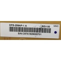 LED DRIVER PARA MONITOR SHARP / DPS-259AP-1 A / RDENC1029MPPZ / 2950317905 / MODELO PN-E703