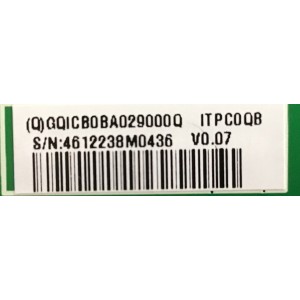 MAIN ACER / GQICB0BA029 / 715G8019-M0E-003-005Y / (Q)GQICB0BA029000Q / PANEL TPM315WQ1 -DVR01-A REV:000A / MODELO XZ321QU