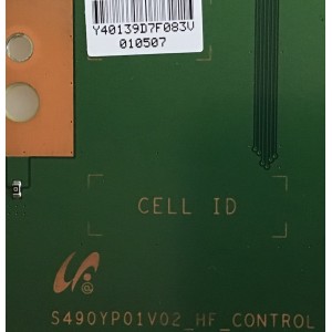 T-CON PARA MONITOR SAMSUNG / NUMERO DE PARTE LJ94-40139D / S06004SS0227D A / S490YP01V02_HF_CONTROL / 40139D / PANEL CY-PM490LSLV1H / MODELOS LC49RG90SSNXZA FB02 / LC49RG90SSNXZA FB02 / LC49G97TSSNXDC CA02