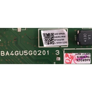 MAIN MAGNAVOX / A4GRDMMA-001 / BA4GU5G0201 3 / A4GRDUH / PANEL LC550DUJ(SG)(E3) / MODELO 55ME314V/F7 DS3 / PARTE SUSTITUTA A4GRDMMA-003