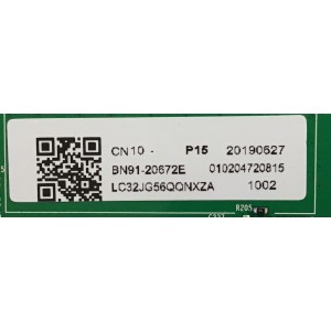 MAIN MONITOR SAMSUNG / BN91-20672E / BN41-02667A / PANEL CY-PN315CGLV1F / MODELO LC32JG56QQNXZA FB02