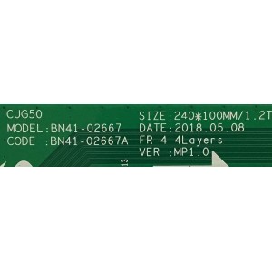 MAIN MONITOR SAMSUNG / BN91-20672E / BN41-02667A / PANEL CY-PN315CGLV1F / MODELO LC32JG56QQNXZA FB02