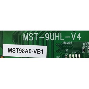 MAIN VIOTEK MONITOR / JRYL08C-U12DV / MST-9UHL-V4 / MST98A0.VB1 / 821-50762 / MODELO GN35DA