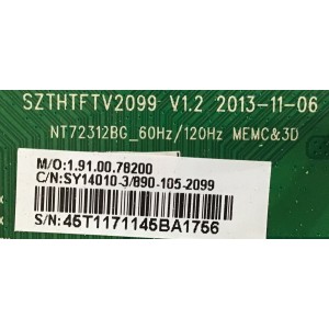 TARJETA INTERFACE PARA TV WESTINGHOUSE / NUMERO DE PARTE SY14369-1 / 890-105-2099 / SZTHTFTV2099 / MODELO DWM55F2Y1 TW-79607-S055E