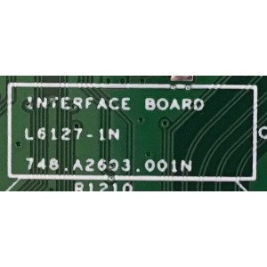 MAIN MONITOR DELL / 32515302 / 748.A2603.001N / 7ZB.A2601.0001 / PANEL LM250WQ3(SS)(A1) / MODELO U2518DT
