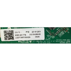 MAIN MONITOR SAMSUNG / BN91-20177B / BN41-02513A / PANEL CY-PK270BNAV1F / MODELO LC27F398FWNXZA AA10