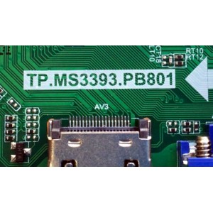 MAIN FUENTE PARA TV ELEMENT / NUMERO DE PARTE  21005686 / TP.MS3393.PB801 / TP.MS3393.PB801 / PANEL MD50004YIF / MODELO ELFW5017