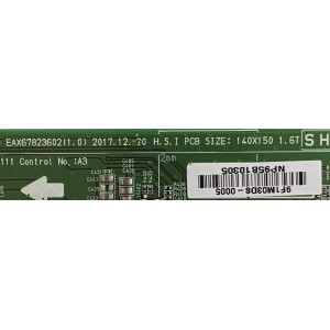 MAIN MONITOR LG / EAX67823602 / EAX67823602(1.0) / NP95B10305 / PANEL LM340WW1 (SS)(C1) / MODELO 34WK650-WI.AUSHNPN