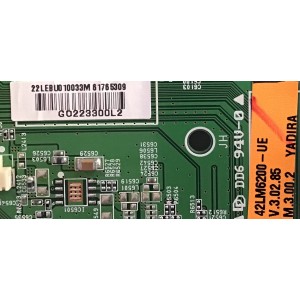 MAIN LG  / EBT61765309 / EAX64434205-1.0 / 5963107 / PANEL LC420EUE(SE)(M1) / MODELOS 42LS5700-UA.AUSWLKN / 42LM6200-UE