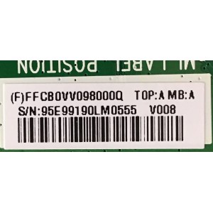 MAIN MONITOR VIEWSONIC / FFCB0VV098 / 715G8115-M02-000-004F / (F)FFCB0VV098000Q / PANEL LM270WF5 (S3)(A1) / MODELO VA2759-SMH
