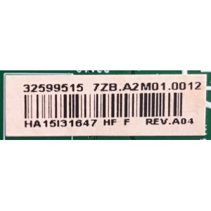 MAIN MONITOR DELL / 325995153 / 748.A2M09.0011 / HA15I31647 / 7ZB.A2M01.0012 / PANEL W270HIAP1 / MODELO U2719DT