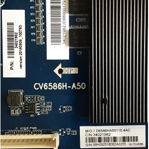 MAIN FUENTE (COMBO) 34021982 / CV6586H-A50 / D6586HA50110.4AC / 88H0925 / PANEL LV546PU2L02 / MODELO WE55IN4108