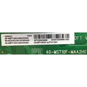 MAIN TCL / 08-AU50CUN-OC404AA / 40-MST10F-MAA2HG / 08-MST1003-MA200AA / V8-ST10K01-LF1V1291 / PANEL LVU500NDEL / MODELO 50S421