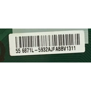 T-CON LG / 55.55T17.C07 / T550QVN02.0 CTRL / 55T17-C0A / 5555T17C07 / PANEL T550-W2B-DLED / MODELO TC-55CX420U