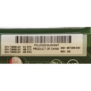 MAIN PARA MONITOR HP / 739680-001 / 48.3JX04.011 / 12023-1 / 697289-002 / PANEL LTM230HL08 / MODELO TPC-W012
