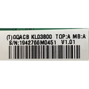 MAIN PARA MONITOR VIZIO / GQAACBKL038 / 715G4779-M01-000-004I / (T)GQACBKL03800