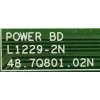 FUENTE DE PODER PARA MONITOR VIEWSONIC / 48.7Q801.02N / L1229-2N / PANEL M270HGE -L30 REV. C2 / MODELO VX2703MH-LED