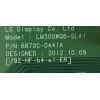 T-CON PARA MONITOR HP / 6871L-3153C / 6870C-0441A / 3153C / PANEL LM300WQ6 (SL)(A1) / MODELO Z30I IPS