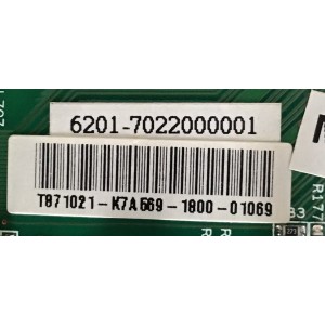 MAIN PARA MONITOR VIEWSONIC / 6201-7022000001 / 2202529300P / JC229TR61UA / PANEL CLAA220WA / MODELO NX2232W