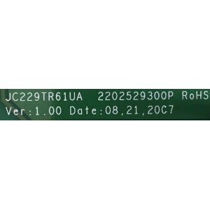 MAIN PARA MONITOR VIEWSONIC / 6201-7022000001 / 2202529300P / JC229TR61UA / PANEL CLAA220WA / MODELO NX2232W