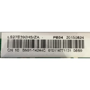 MAIN PARA MONITOR  SAMSUNG / BN91-14244C / BN41-02175C / PANEL CY-MJ270BNLV2V / MODELO LS27E390HS/ZA SP01