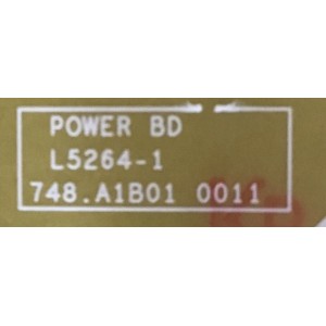 FUENTE DE PODER PARA MONITOR DELL / L5264-1 / 748.A1B01 0011 / PANEL LM230WF9 (SL)(A1) / MODELO P2317HT