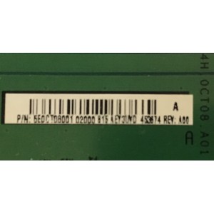 TARJETA SD PARA MONITOR DELL / 5E0CT08001 / 4H.0CT08.A01 / 453674 REV:A00 / PANEL LTM240CS05-C03 / MODELO 2408WFPB