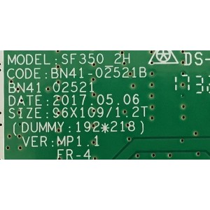 MAIN PARA MONITOR SAMSUNG / BN94-11286J / BN41-02521B / BN9411286J / PANEL CY-MK315BNLV2V / MODELO MODELO LS32F351FUNXZA FB02