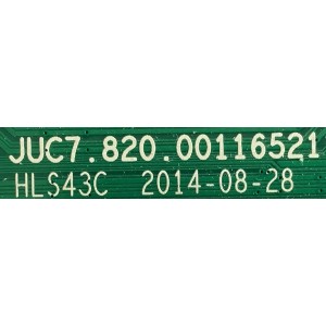 MAIN PARA TV CHANGHONG / 999B4X / JUC7.820.00116521 / PANEL V420DK1-KS1 REV.C8 / MODELO UD42YC5500UA