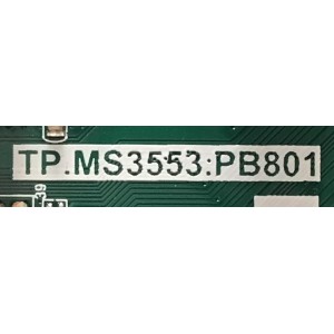 MAIN FUENTE ((COMBO)) PARA TV RCA / 260104014010 / TP.MS3553.PB801 / N19061232 / 4100034610 / PANEL HK395WLEDM-CHB8H / V400HJ6-PE1 / MODELO TR4038-G