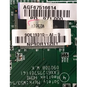 MAIN PARA MONITOR LG / EAX61275701 / EAX61275701 (4) / NP90R112NT / PANEL LM230WF1 (TL)(A3) / MODELO W2361V-PFV.AUSOASN