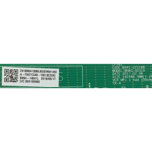 MAIN PARA MONITOR SAMSUNG  / BN94-14647L / BN41-02516B / PANEL CY-PK270BNLV7F / MODELO LC27F591FDNXZA FD08