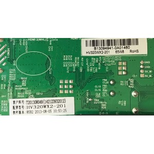 MAIN FUENTE ((COMBO)) PARA TV WESTINGHOUSE / T201308049 / TP.MS3393.P85 / HV320WX2-201 / PANEL CN32CY621 / MODELO DW32H1G1 TW-75021-B032F