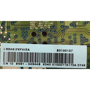 MAIN PARA MONITOR SAMSUNG / BN91-01344B / BN41-01172B / PANEL M240HW01 V.2 / MODELO LS24KIZFV/ZA