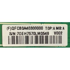 MAIN FUENTE ((COMBO)) PARA MONITOR AOC / QFCB0A403 / 715G239-MOD-000-004L / (F) QFCB0A40300000 / PANEL LM270WF5 (S3)(A2) / MODELO 270LM00029