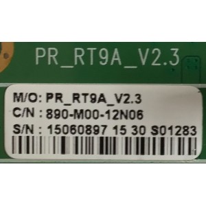 MAIN PARA MONITOR SEIKI / 890-M00-12N06 / PR_RT9A_V2.3 / 15060897 / PANEL M280DGJ-L30 REV.C1 / MODELO SM28UTR